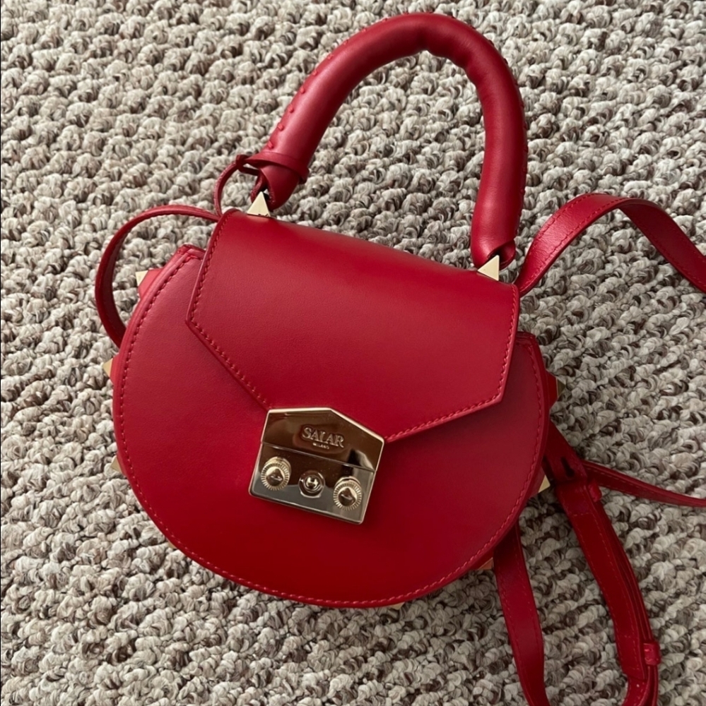 Red Salar Milano Bag